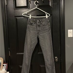 High-Rise 501s Skinny Levis